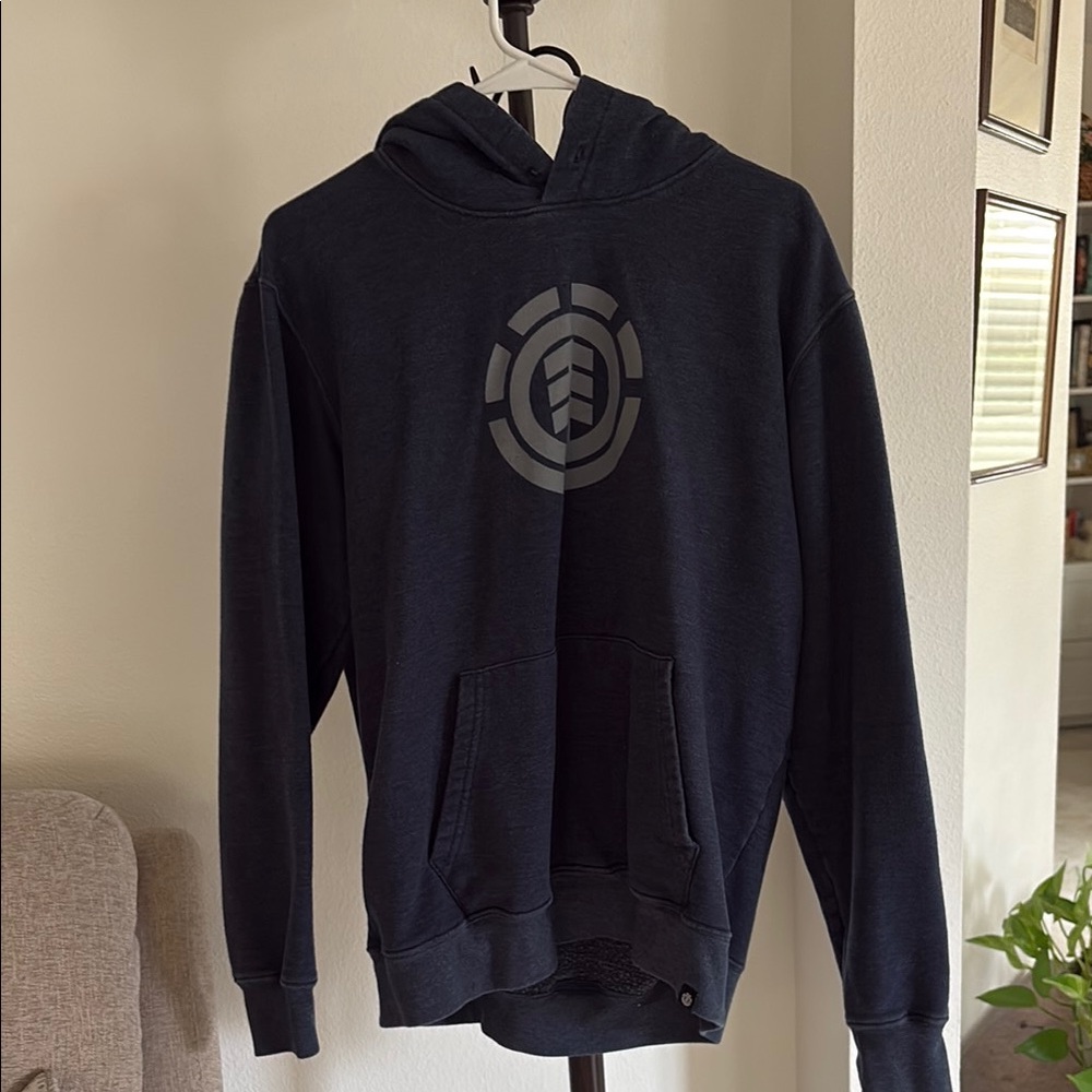 Element Black Sweatshirt Hoodie Casual Wear